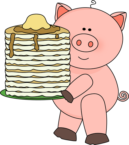 Drawing Pancakes Peppa Pig - If You Give A Pig A Pancake Clipart (445x500), Png Download