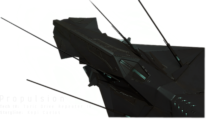 The Toric Drive Repeater Module Is A Unique Prop Mod, - Eve Jove Drifter Battleship (687x396), Png Download