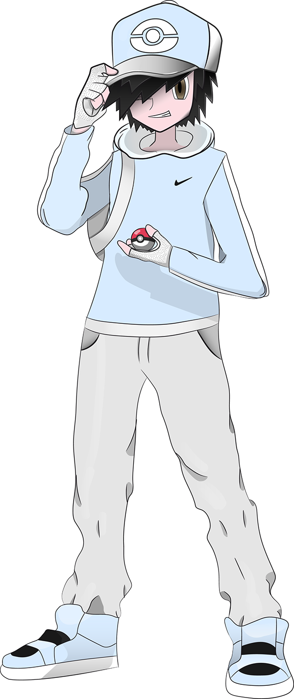 "pokémon Trainer" Daym - Illustration (600x1427), Png Download
