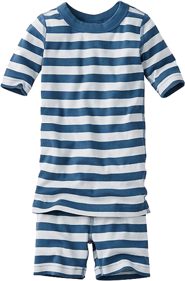 Kids Short John Pajamas In Organic Cotton - T-shirt (820x978), Png Download