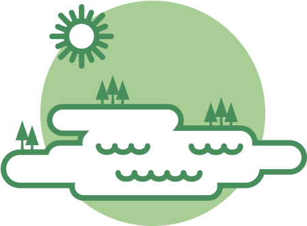 The Primrose-lakeland Region Is An Approximately 6,000 - River Basin Icon (671x486), Png Download