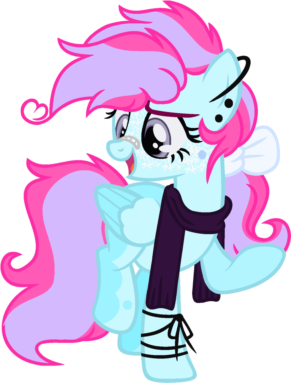 Bezziie, Bow, Clothes, Female, Hair Bow, Mare, Oc, - Cartoon (1024x1319), Png Download
