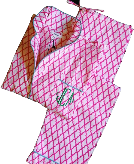 Pink Lattice Pajamas (544x544), Png Download