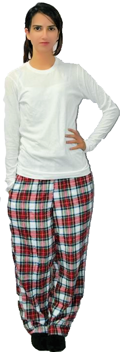 Robinson Flannel Pajama Pants - Pajamas (243x711), Png Download