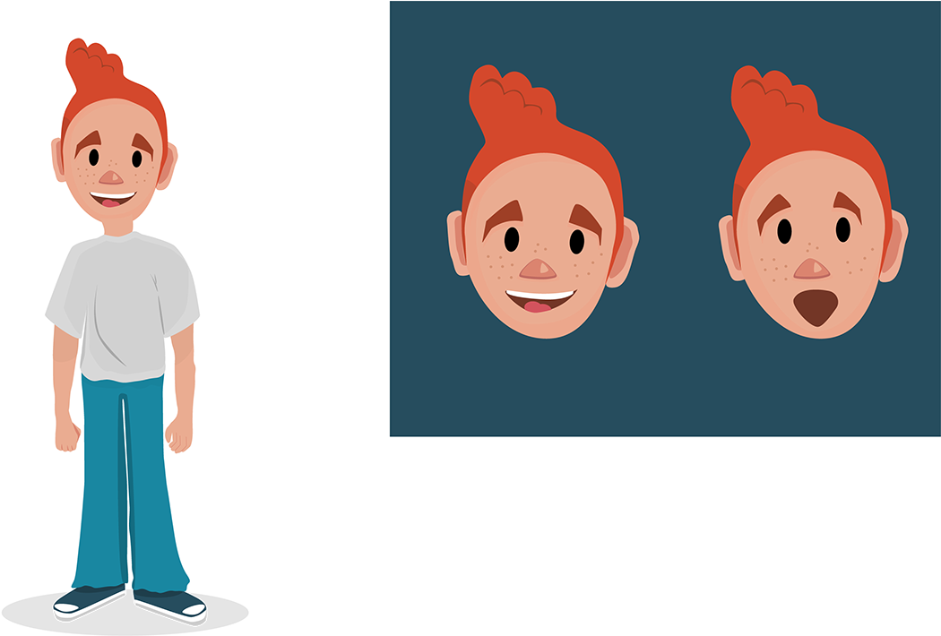 This Is Stas And He Is Very Excited About Summer - Cartoon (1200x750), Png Download