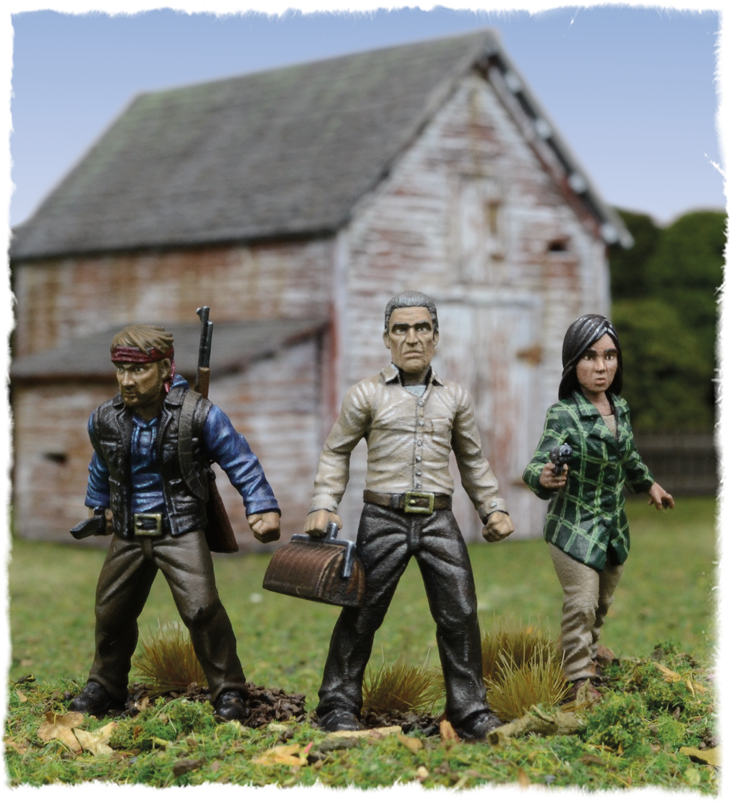 Family Are Holed Up In Their Farm, Seemingly Safe From - Miles Behind Us Expansion Set (730x802), Png Download