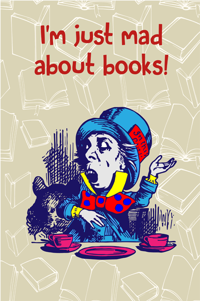 Mad Hatter Poster Classic Books - Alice In Wonderland Mad Hatter (600x600), Png Download