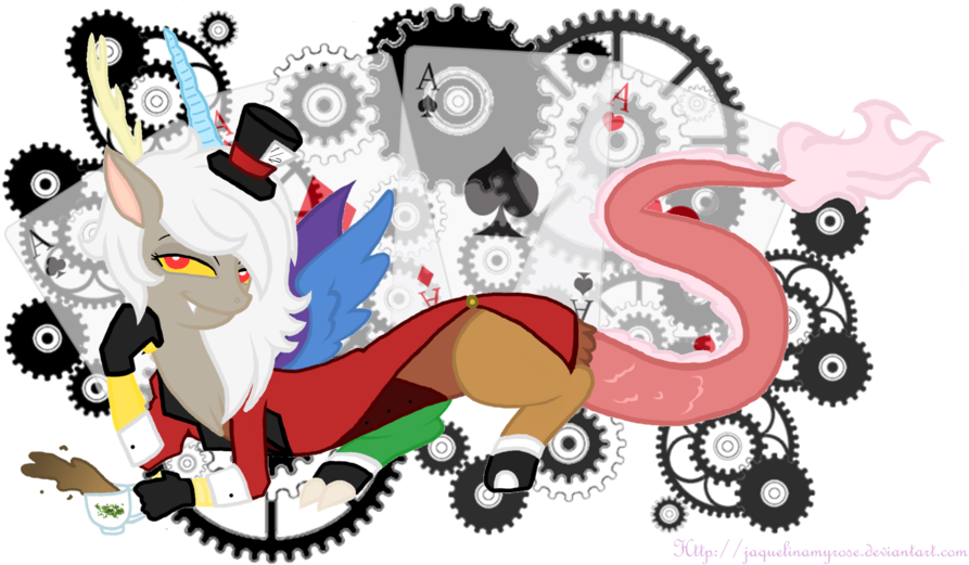 Jaquelindreamz, Discord, Eris, Mad Hatter, Rule 63, - Discord Y Eris Mlp (900x533), Png Download