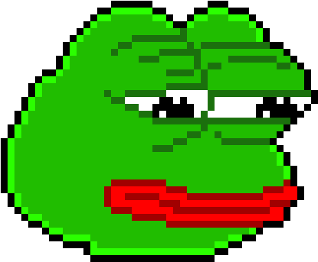 Pepe - Pepe Pixel Art (480x420), Png Download