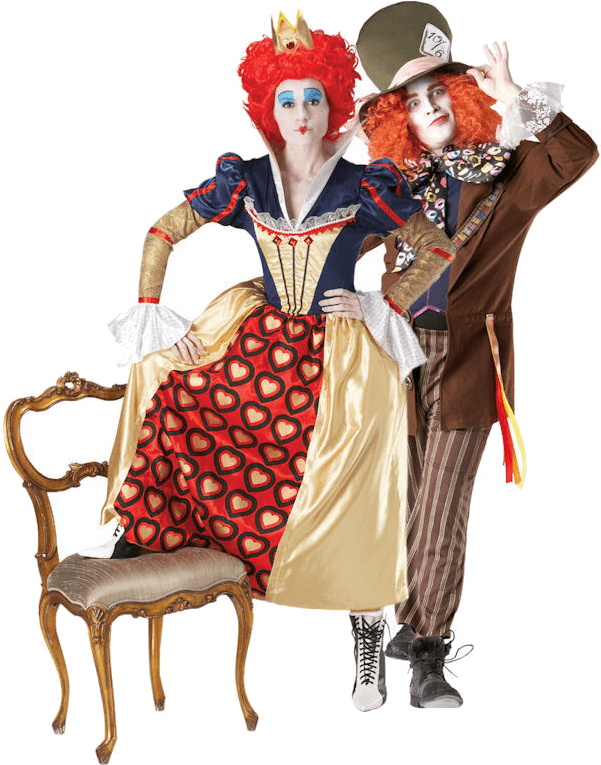 Alice In Wonderland Queen Costume (600x951), Png Download