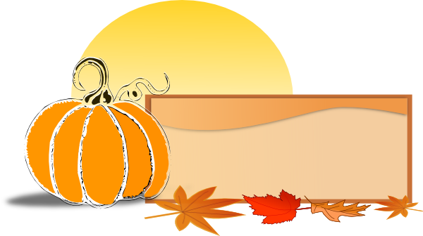 How To Set Use Pumpkin Sign Banner Icon Png (600x336), Png Download