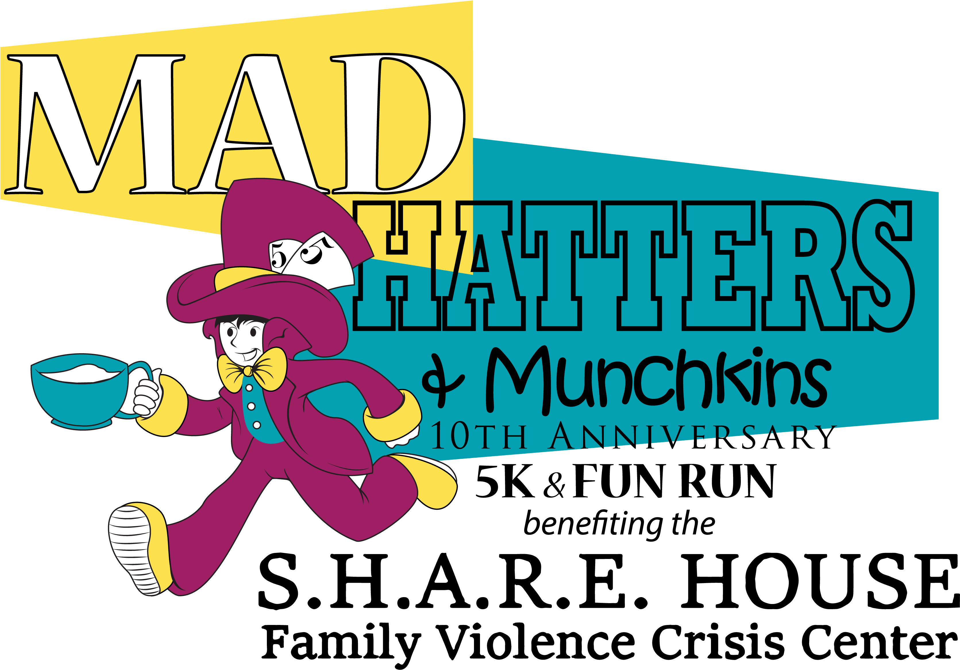 Mad Hatter & Munchkin - Cartoon (3509x2537), Png Download