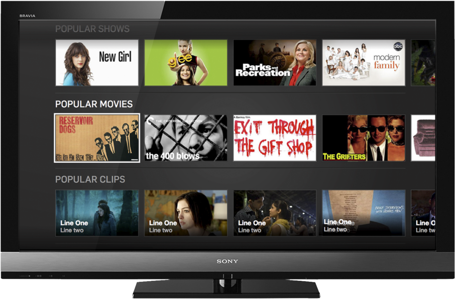 Hulu Tv Mock Up 1 Clear - Banksy-exit Through The Gift Blu-ray (1000x663), Png Download