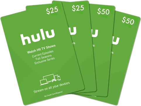 Hulu - 25$ Hulu Gift Card (500x375), Png Download