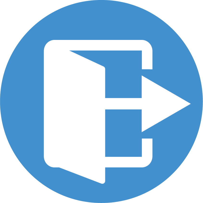 Exit Assessment - Exit Png (845x844), Png Download