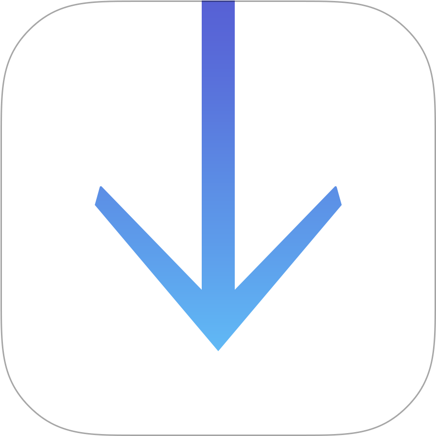 Downloads Icon Png Image - Downloads Ios Icon Png (1024x1024), Png Download