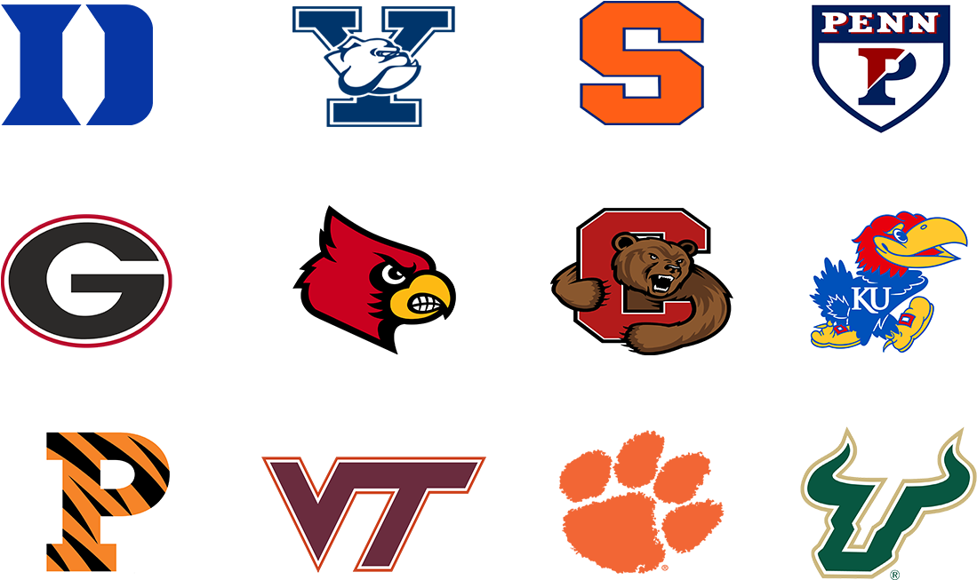 Are You Hearing From College Coaches - Clemson Tigers 34'' Square Table Cover - White (1200x800), Png Download