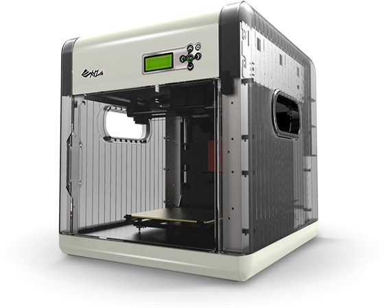 This Printer Uses A Glass Print Bed That You Coat With - Xyz Printer Da Vinci 1.0 (610x488), Png Download