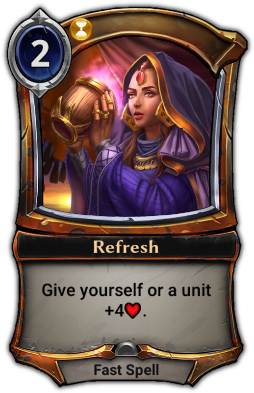 Refresh - Eternal Card Game Clockroach (529x801), Png Download