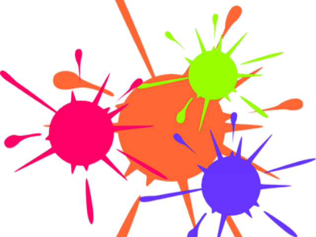 Paintball Clip Art Awesome Graphic Library X - Splatter Paint Clip Art (640x480), Png Download
