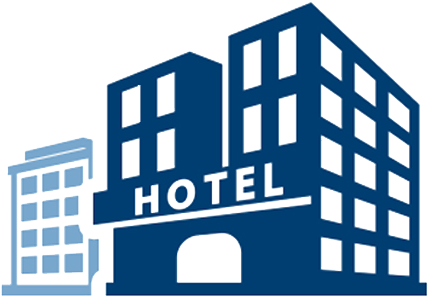 Free Hotel Png Clipart - Hotel Clipart Png (492x369), Png Download