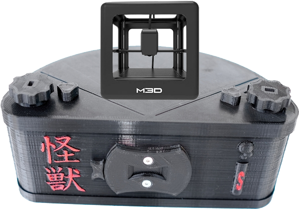 Kaiju 3d Printer - M3d Micro 3d Printer With Pla Neutral Filament Bundle (628x482), Png Download