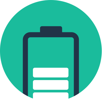 Flat Battery Icon Png (400x400), Png Download