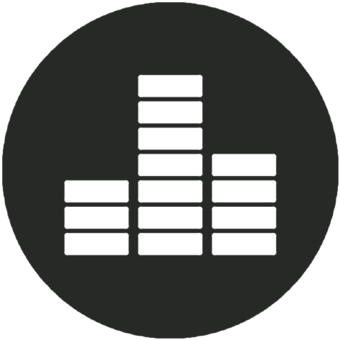 How Many Items Can I Borrow - White On Black Plus Sign (500x500), Png Download