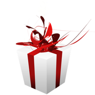 Clutter Tip Of The - Give A Present Png (380x380), Png Download