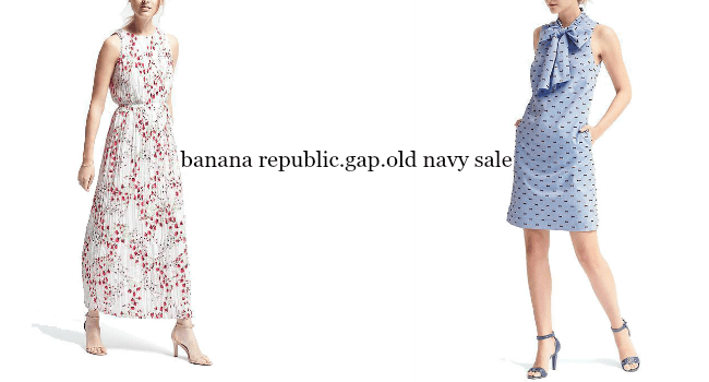The Banana Republic, Gap, And Old Navy Sale - Dress (650x350), Png Download