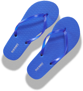 Select Styles Only - Flip-flops (1400x1495), Png Download