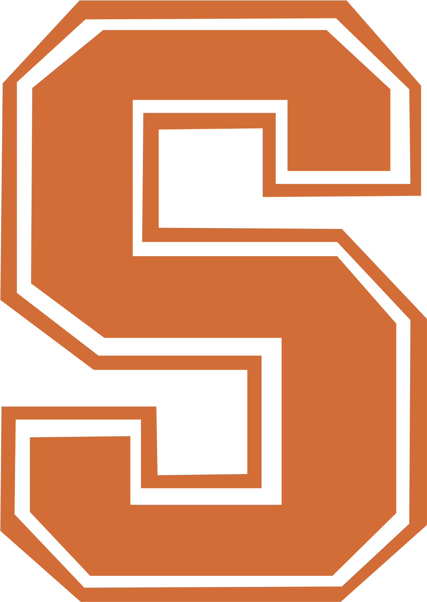 Syracuse Orangemen Logo Png Transparent - Varsity Font Letter C (2400x2400), Png Download