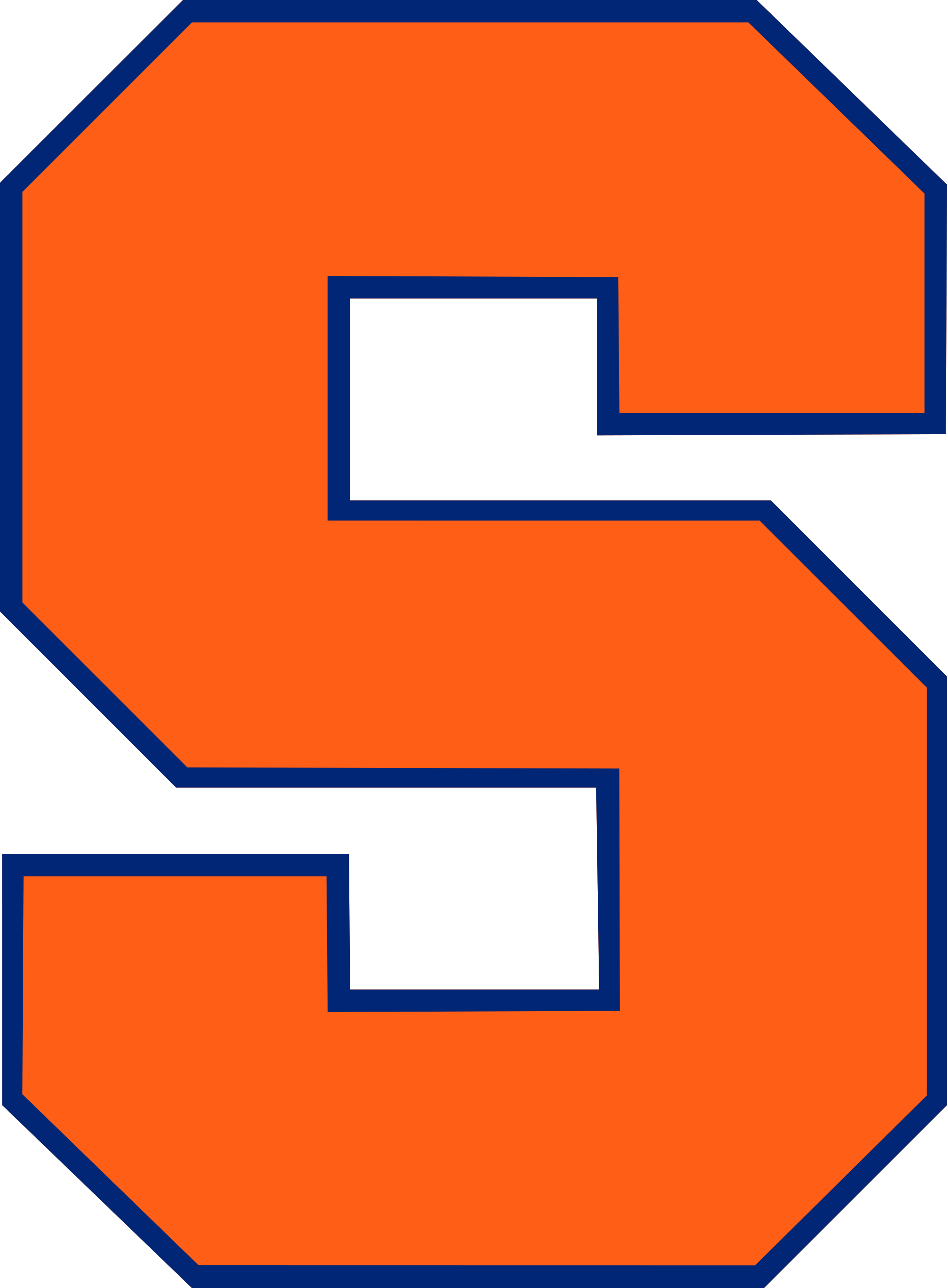Syracuse University Logo - Syracuse University S (2000x2717), Png Download