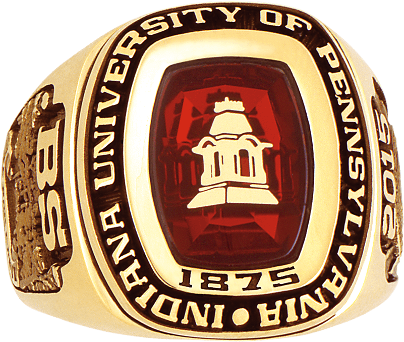 Indiana University Of Pennsylvania Ring (800x800), Png Download