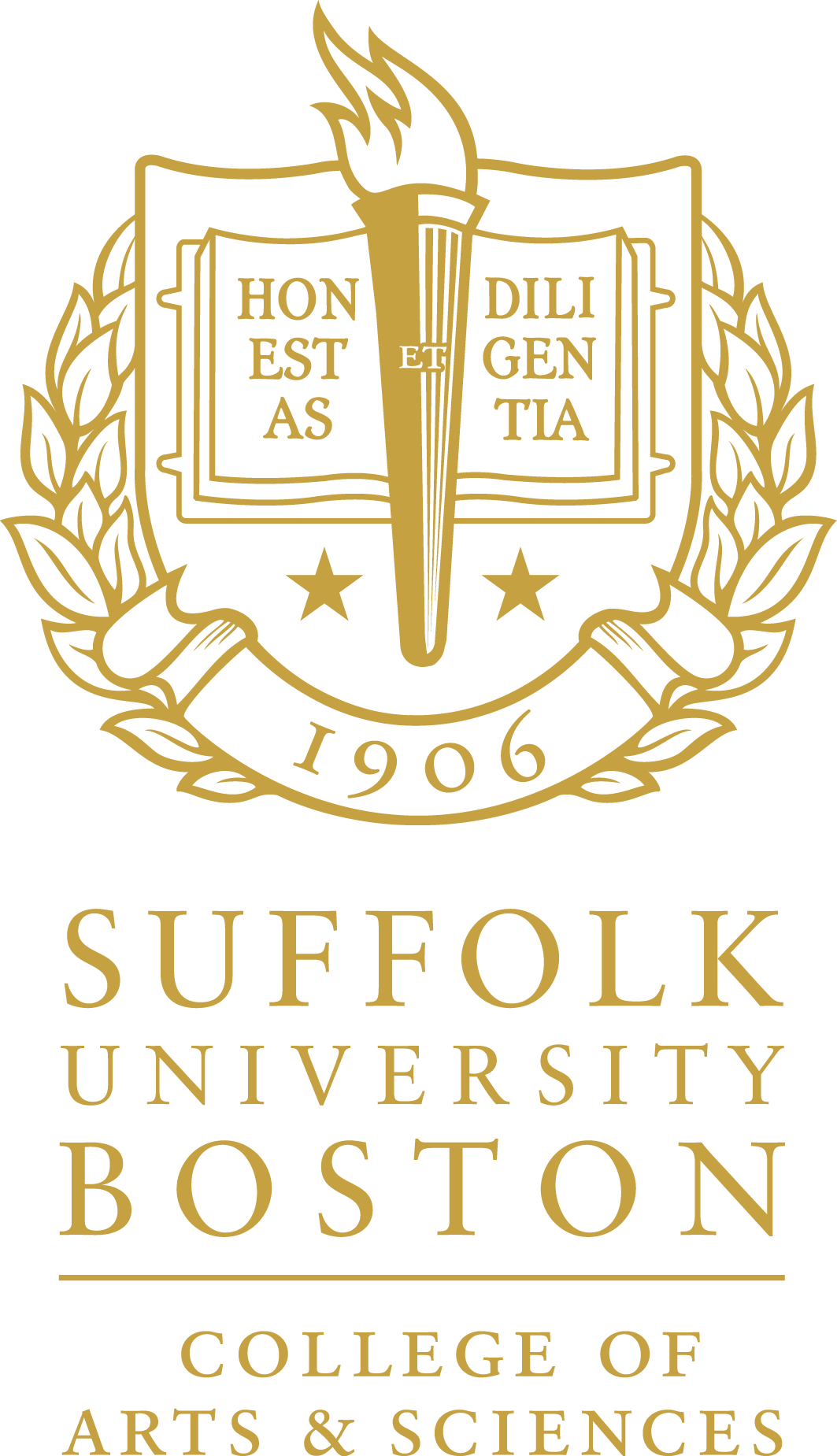 Suffolk University Boston College Of Arts & Sciences - Suffolk University Logo Png (1063x1849), Png Download