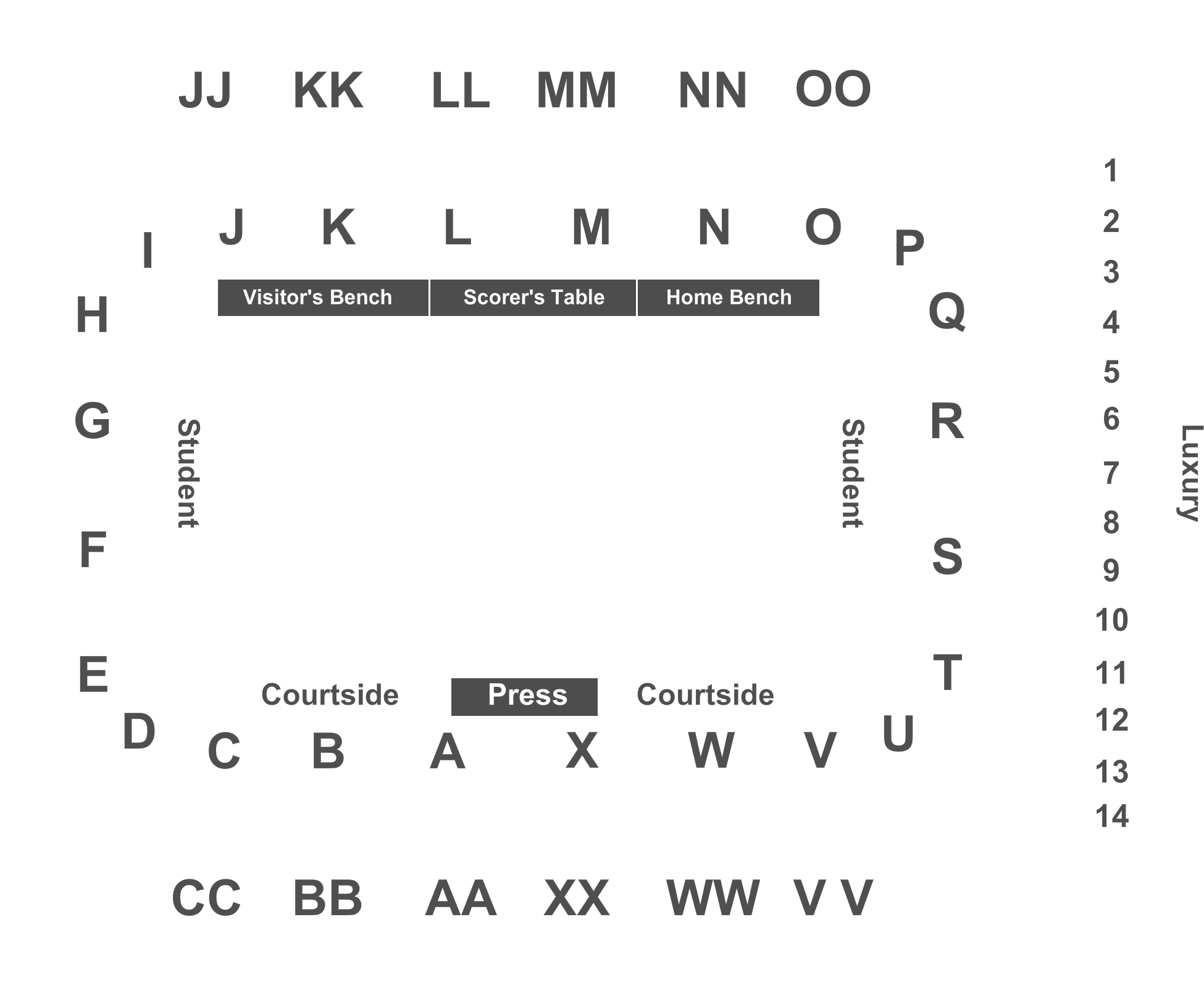 Boston College Eagles Vs - Conte Forum Seating Chart (2100x1800), Png Download