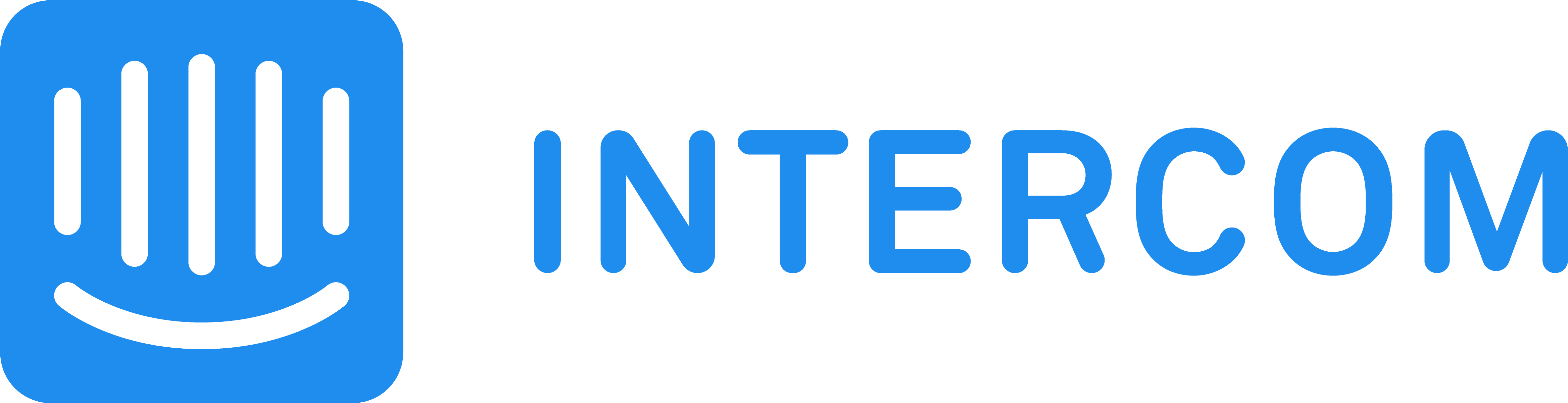 Add Charts Metrics To Intercom - Intercom Io Logo (4750x1200), Png Download
