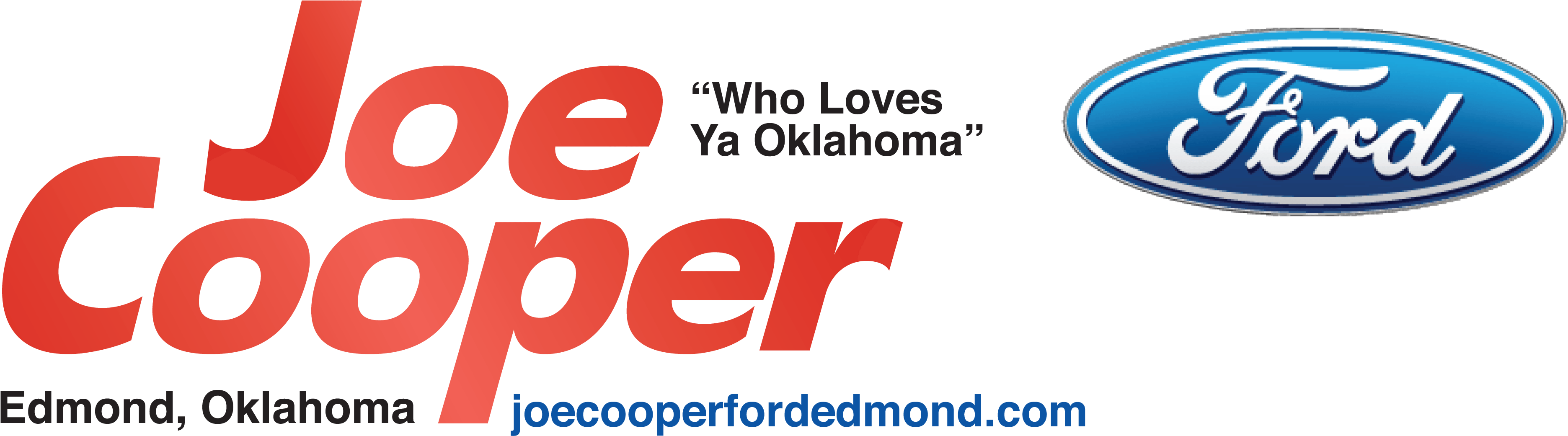 2018 Ford F 150 Raptor In Oklahoma City, Ok - Joe Cooper Edmond Ford Logo (4003x1070), Png Download