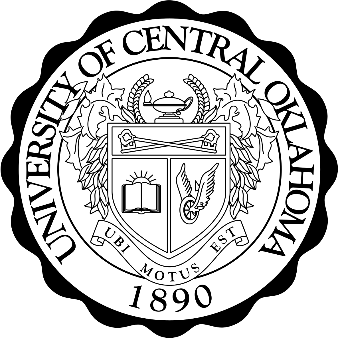University Of Central Oklahoma Seal (1200x1200), Png Download