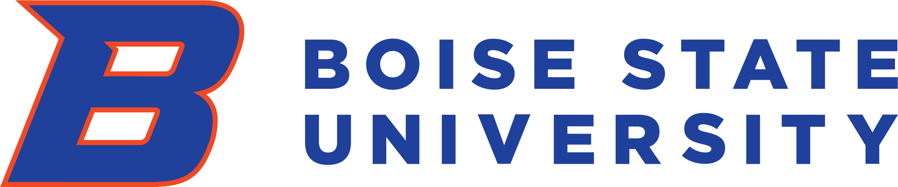 Boise State University Stacked Lef-aligned Mark - Boise State Public Radio Logo (3390x1050), Png Download