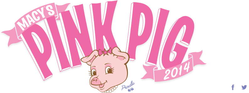 Pink Pig Ride - Pig Pink Logo (900x360), Png Download