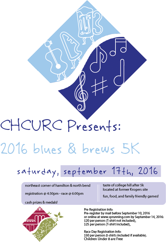5k Blues & Brews Run - College Hill (543x797), Png Download