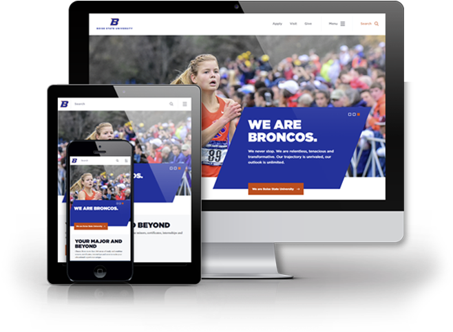 Boise State University Has Reimagined Our Web Presence - Online Advertising (672x672), Png Download