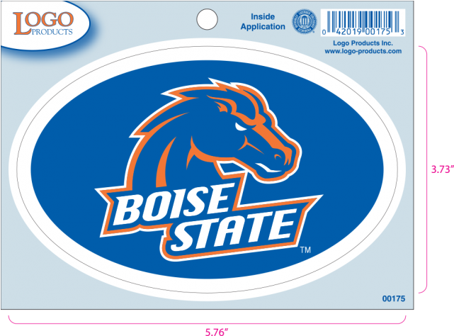 Boise State Broncos Flag (640x640), Png Download