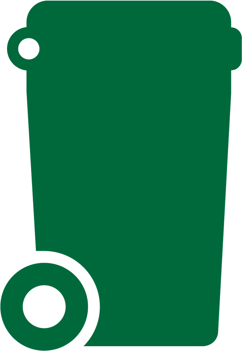 Single-family Residential Service Overview - Trash Toter Clipart (1135x1496), Png Download