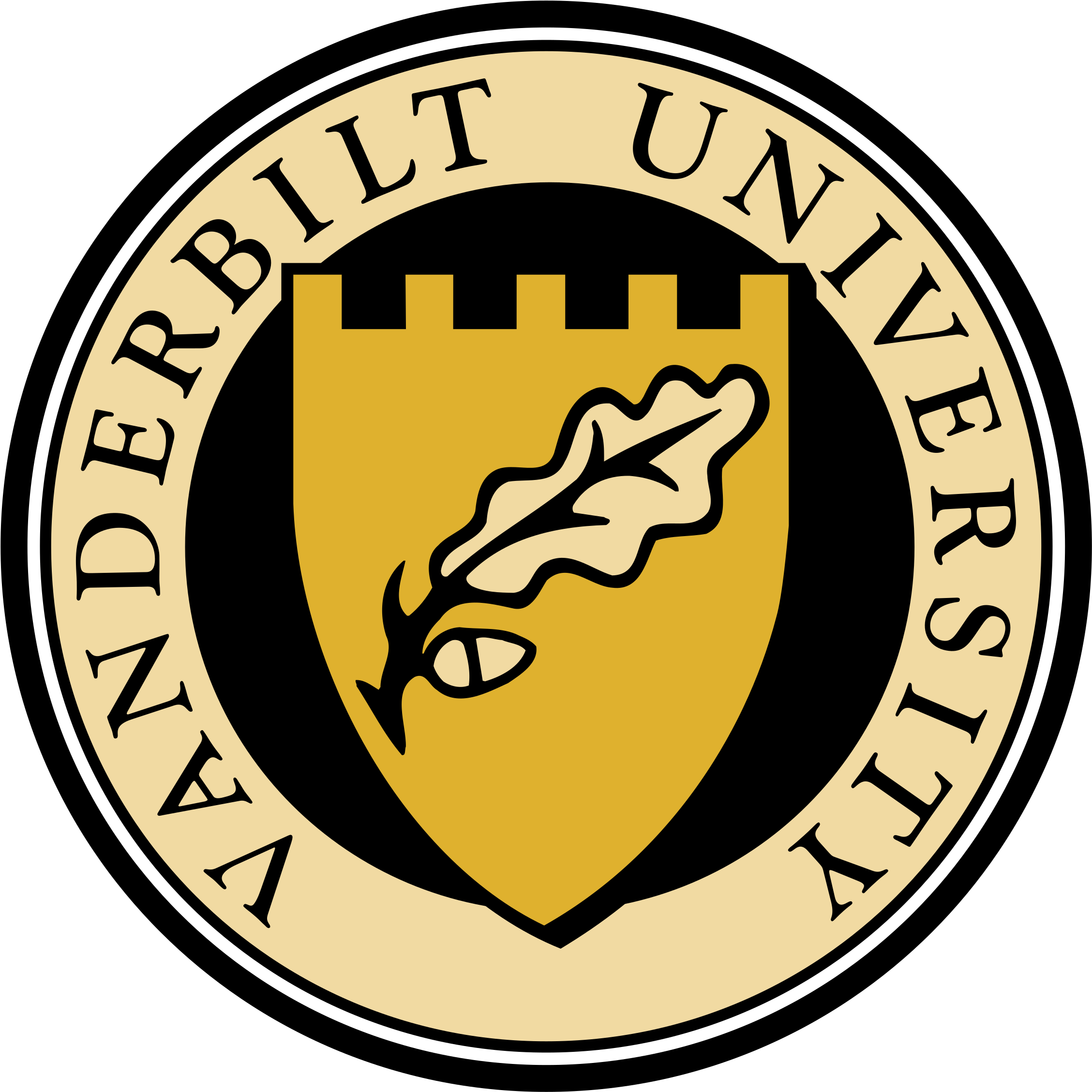 Vanderbilt University Logo Png Transparent - Vanderbilt University (2400x2400), Png Download