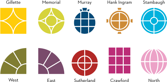 I Was Tasked To Create Ten Logos, One For Each Of The - House (600x301), Png Download