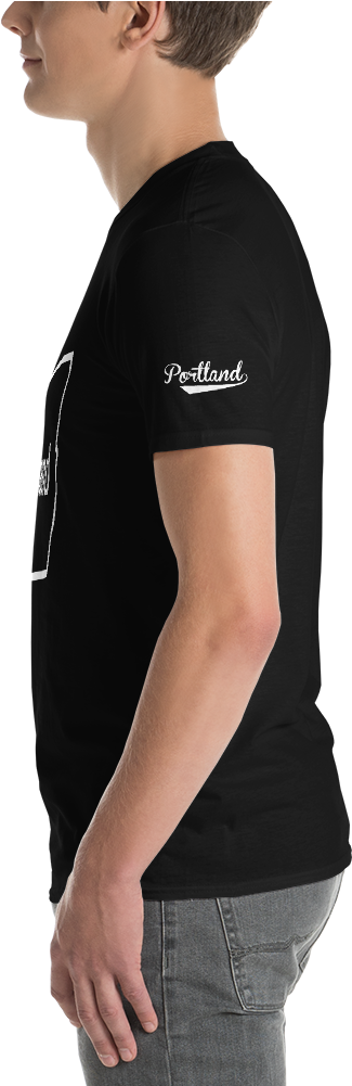 Portland Oregon - State - T Shirt - T-shirt (1000x1000), Png Download