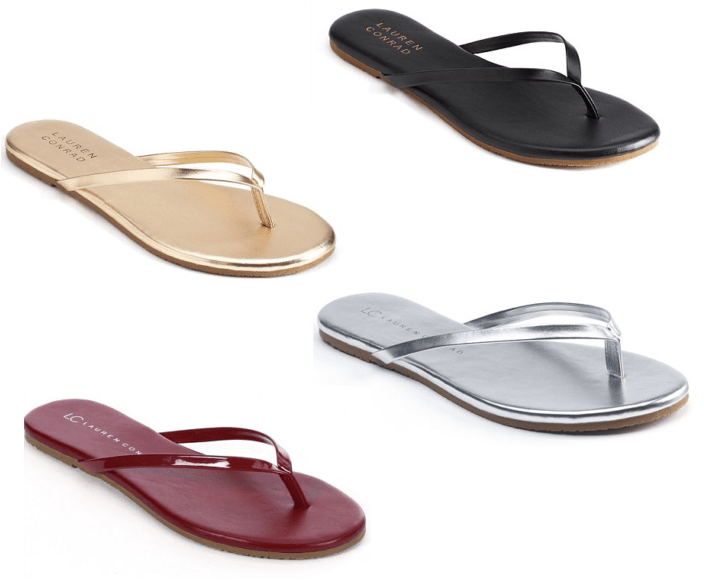 Get Summer Ready With These Lc Lauren Conrad Women's - Lc Lauren Conrad Flip Flops Size 6, Size 7, Wine, Sky (703x600), Png Download