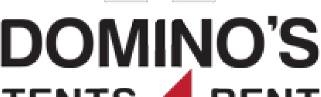 Dominos-logo - Domino Tents (736x200), Png Download